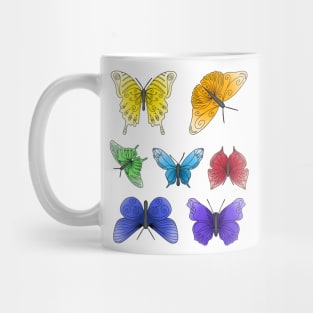 Rainbow Butterflies Mug